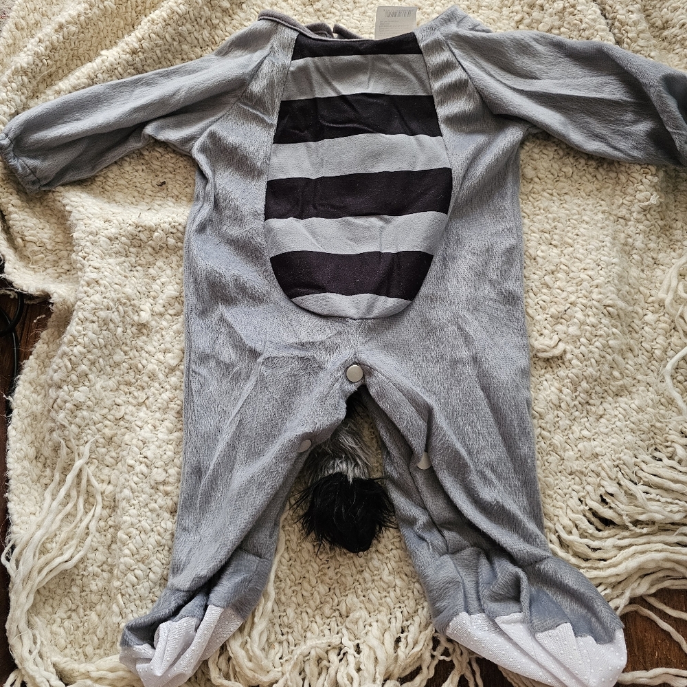 Raccoon costume 6-12 month old